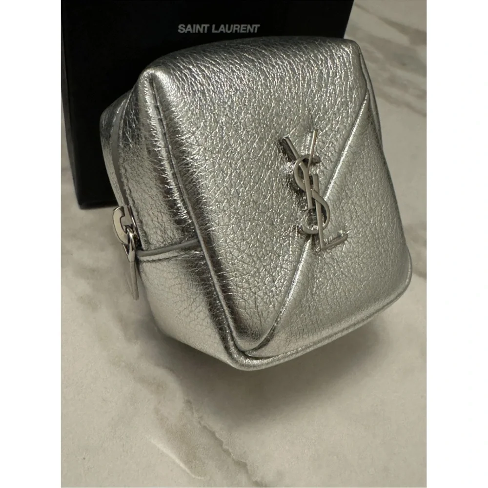 Yves Saint‎ Laurent Silver Baby Bag